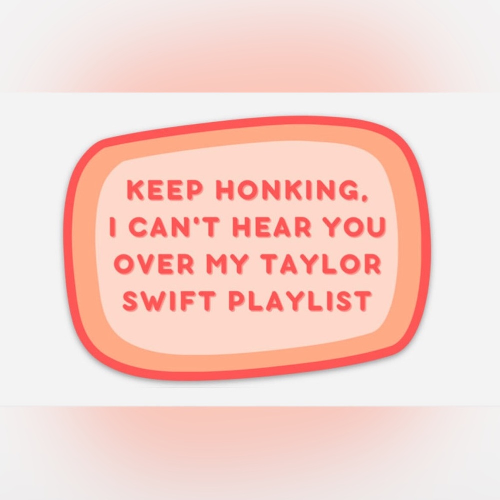 Taylor Swift Car / Bumper Sticker